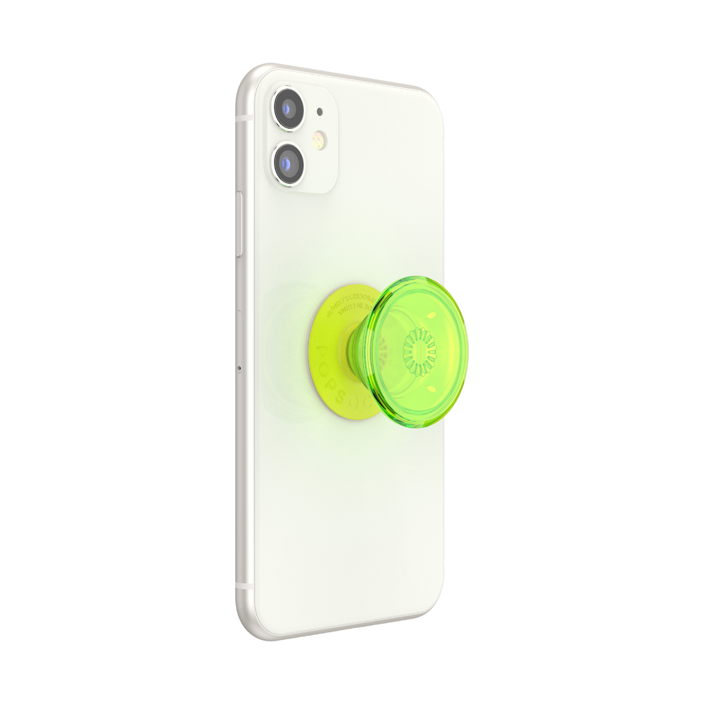 popsockets popgrip 2 premium Neon Glow Blazing Lime