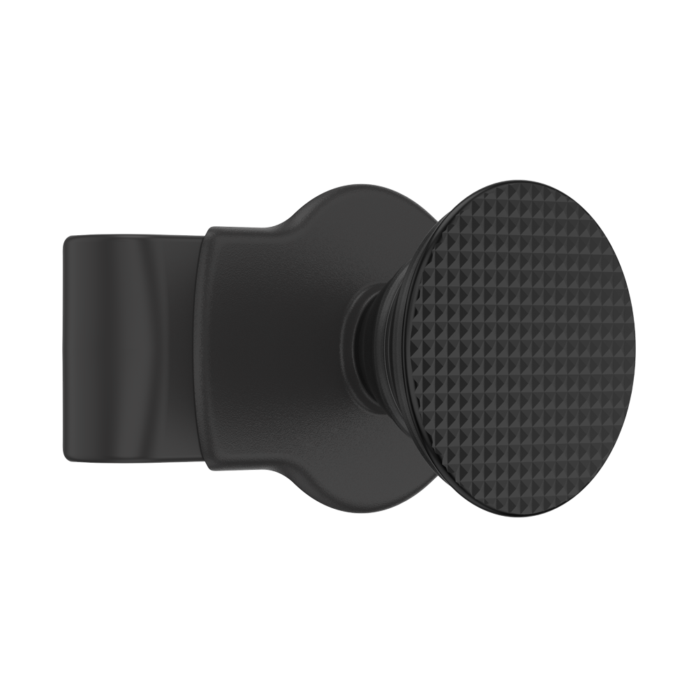 popsockets slide stretch Black Knurled Texture