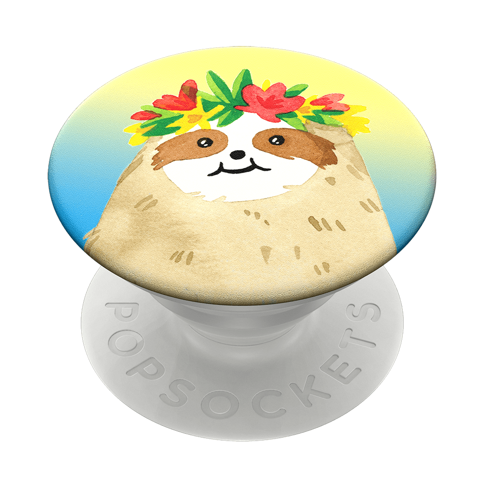 popsockets popgrip 2 aloha sloth gradient