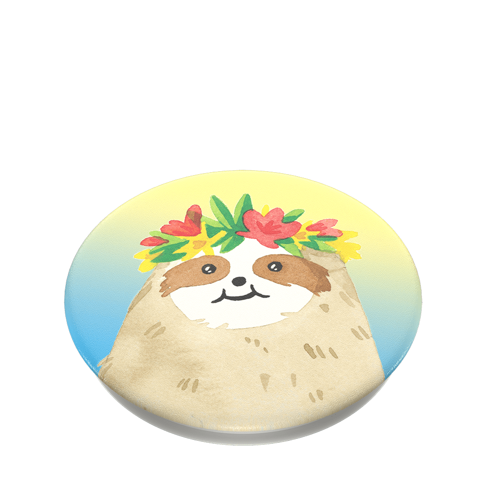 popsockets popgrip 2 aloha sloth gradient