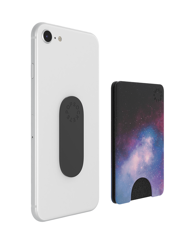 popsockets popwallet blue galaxy