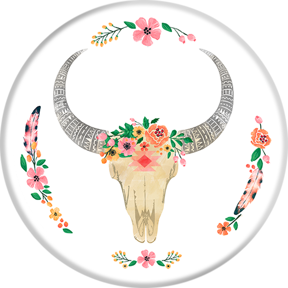 popsockets popgrip 1 Boho Skull