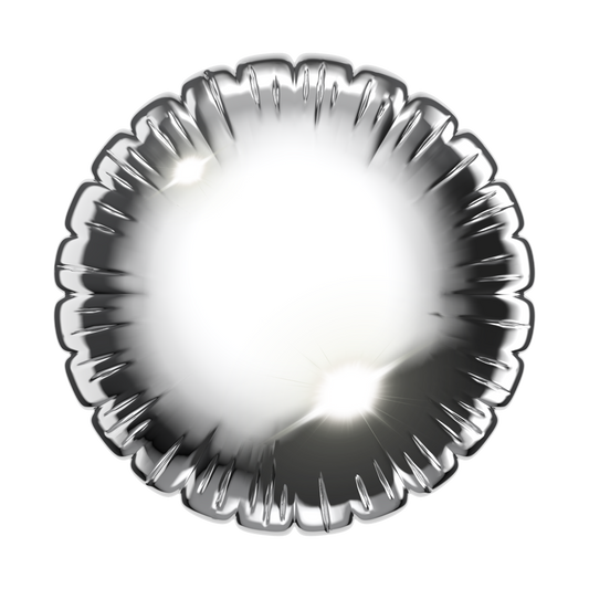 popsockets popgrip 2 premium Metallic Balloon Silver