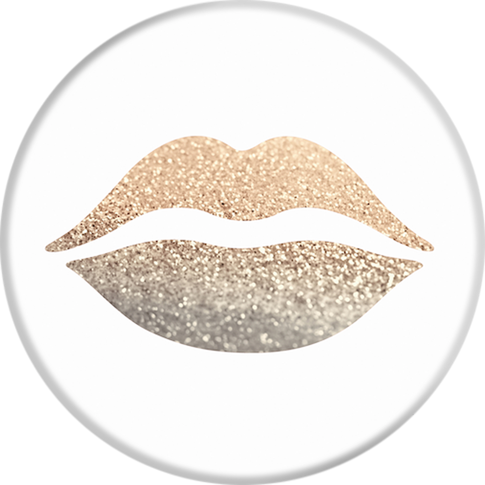 popsockets popgrip 1 Gold Lips