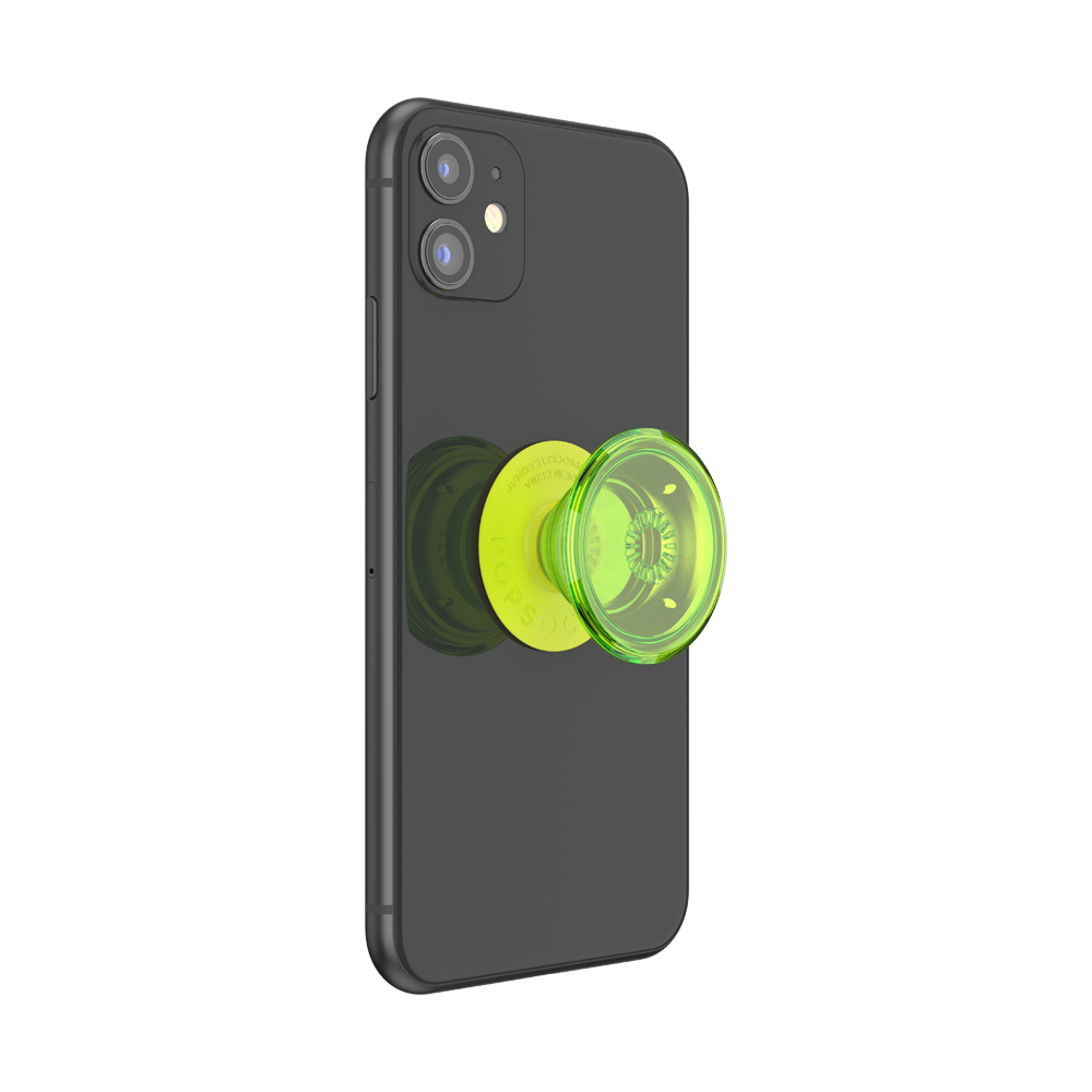 popsockets popgrip 2 premium Neon Glow Blazing Lime