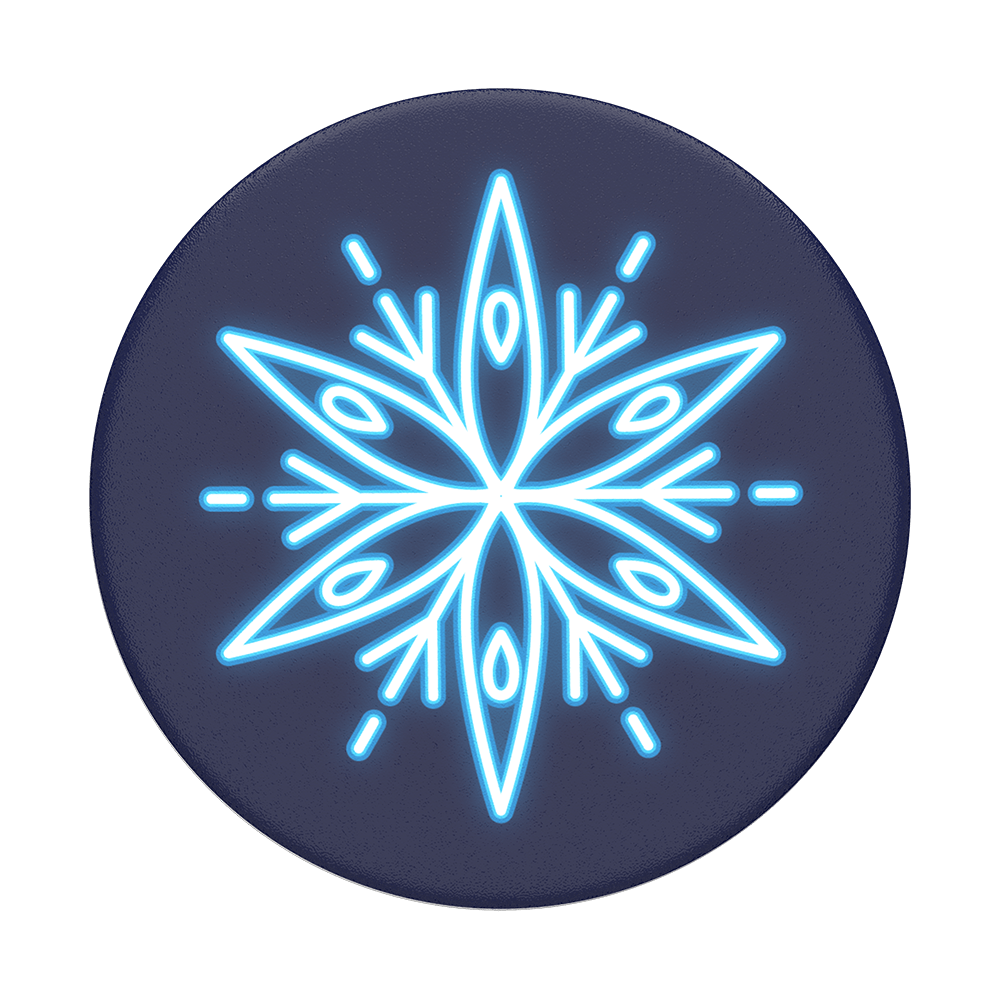 popsockets popgrip 1 Neon Snowflake