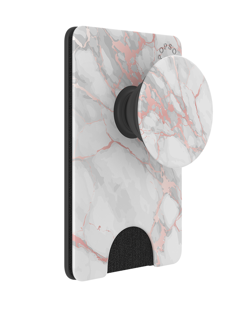 popsockets popwallet+ Rose Gold Lutz Marble