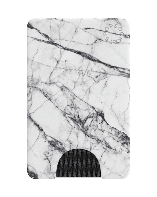 popsockets popwallet white marble