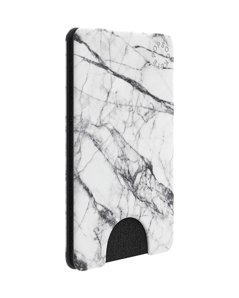 popsockets popwallet white marble