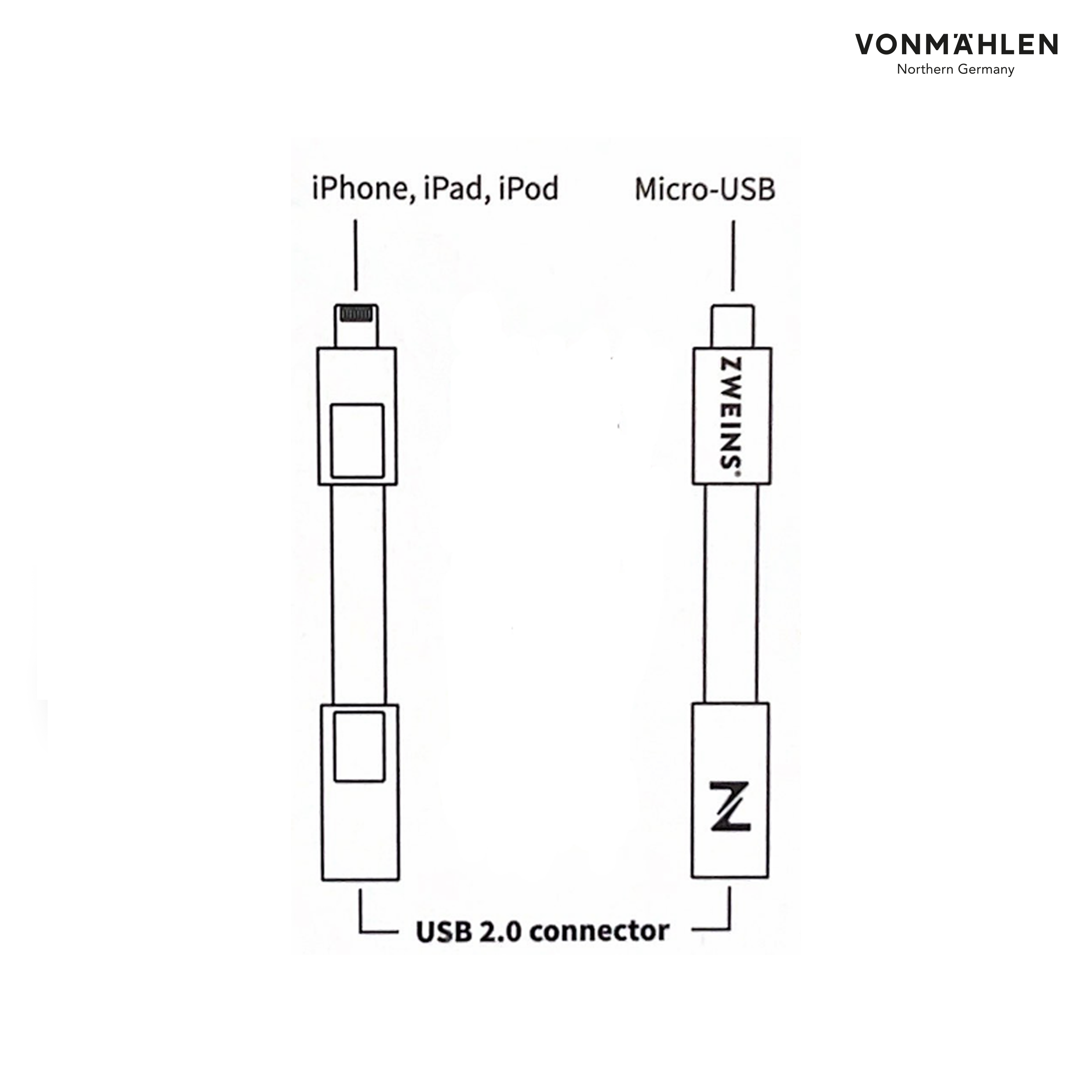 vonmahlen cable zweins classic 2 en 1